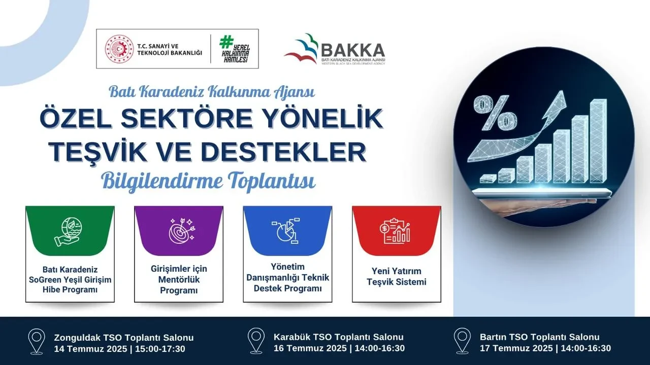 BAKKA özel sektöre teşvik ve destekleri Zonguldak’ta anlatacak