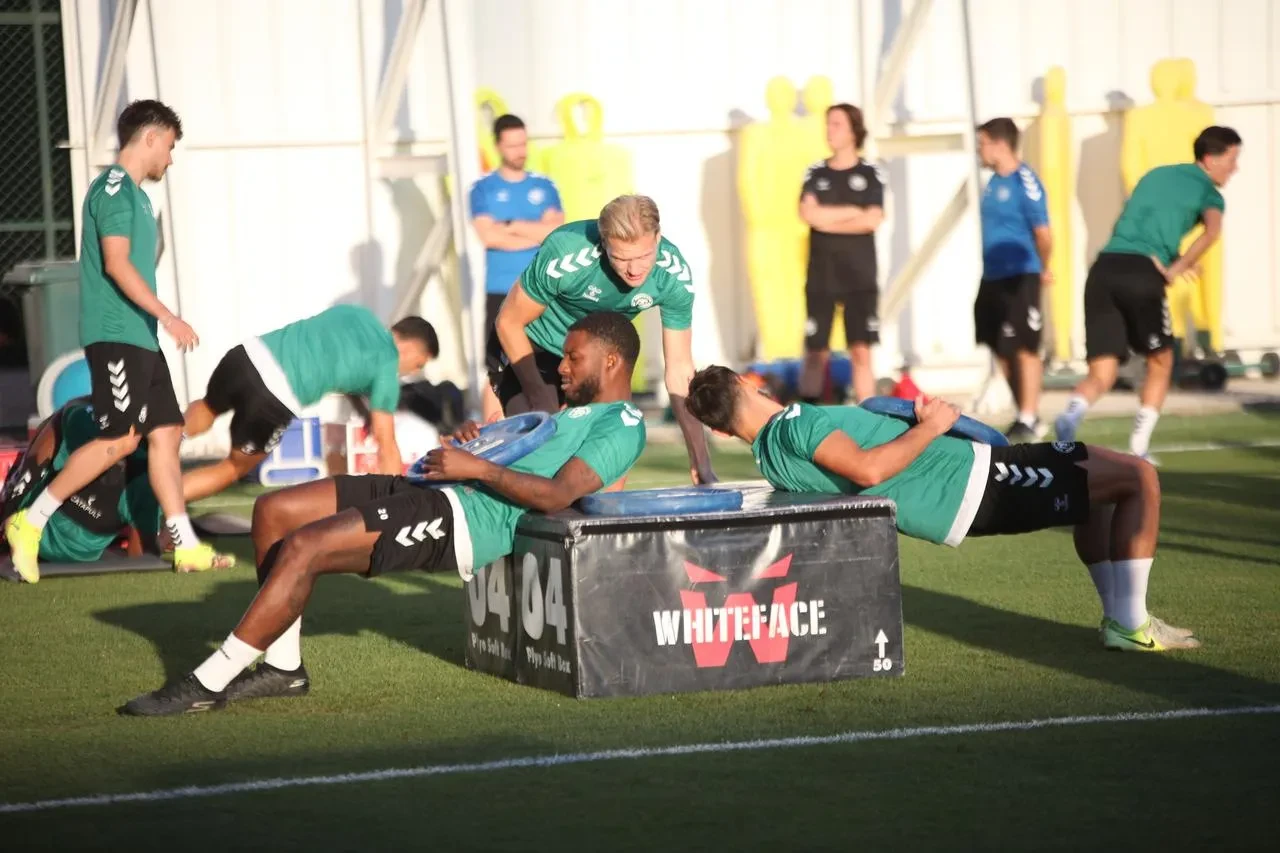 Konyaspor Göztepe maçına hazırlıklarını sürdürüyor