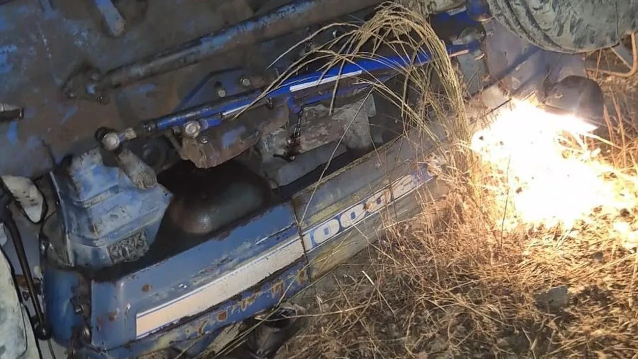 Adana'nın Feke ilçesinde traktör devrildi, Şaban İş hayatını kaybetti