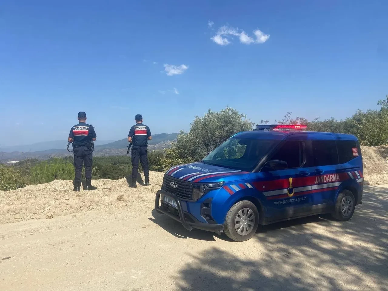 Aydın’da Jandarma Orman Yangınlarına Karşı Devriye Yapıyor