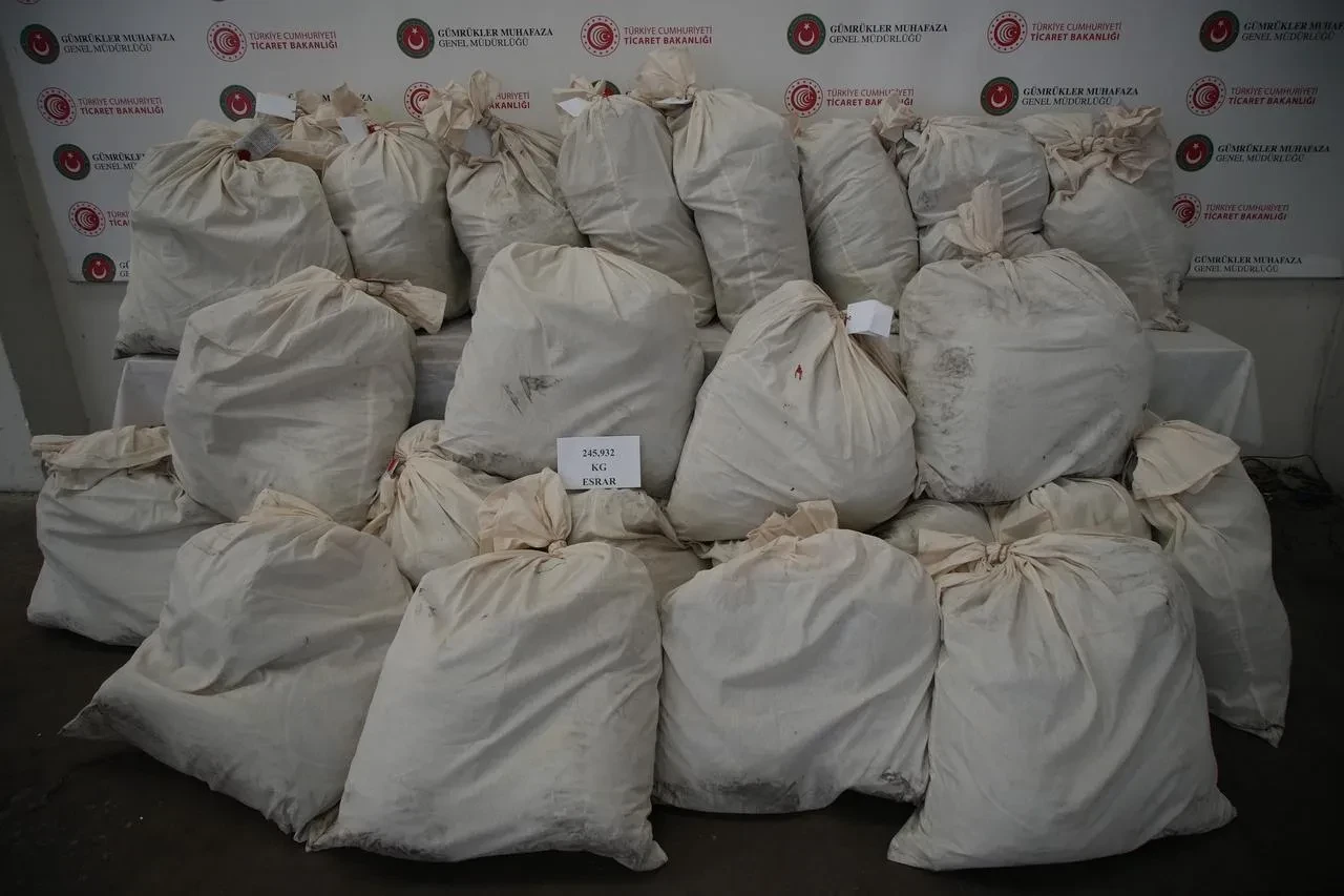 Kapıkule'de 245 kilo esrar ele geçirildi, 2 şüpheli gözaltına alındı