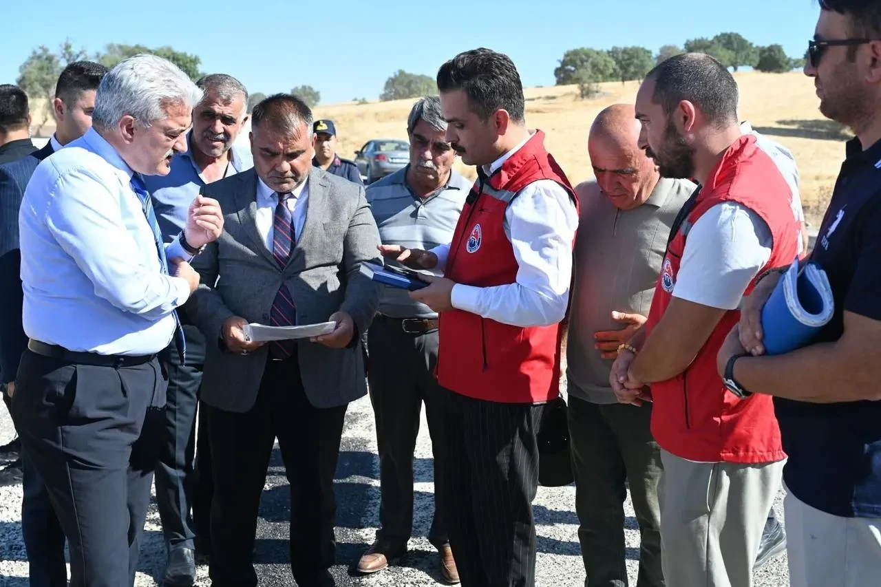 Kırıkkale Valisi Makas köylere su kaynağı için çalışmaları denetledi