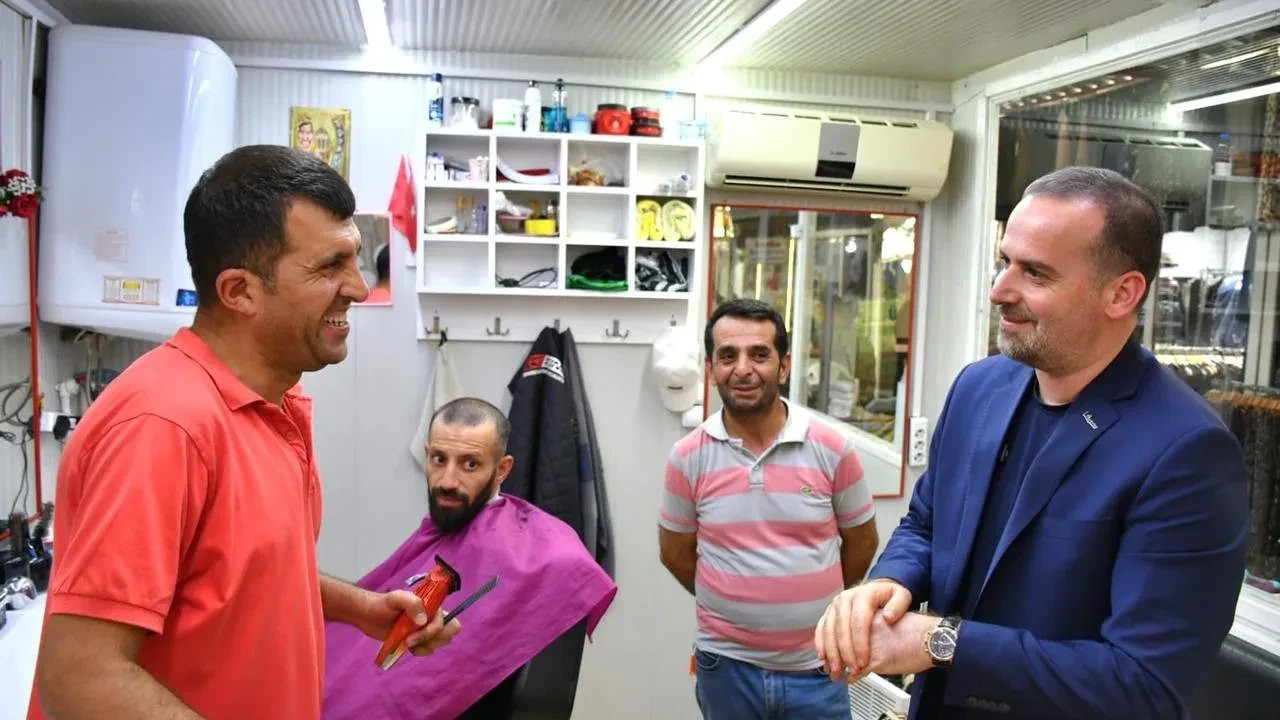 Magİnder Başkanı Karademir Kanalboyu esnafını ziyaret ederek sorunlarını dinledi