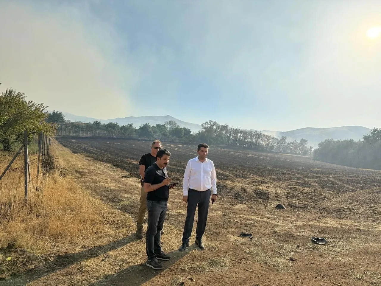 Kaman'da Anız Yangını Üç Köye Sıçradı Karadan Ve Havadan Müdahale Edildi