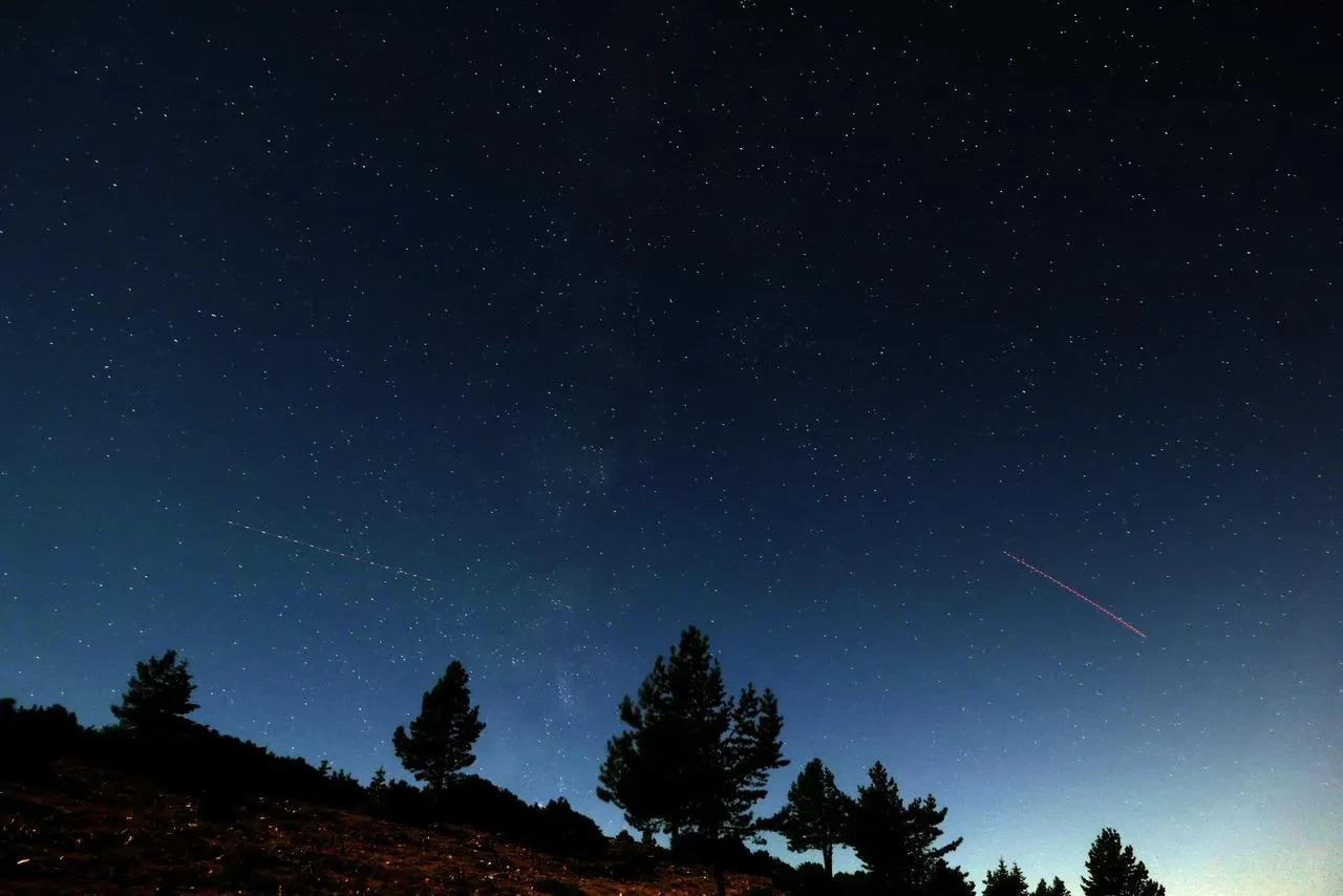 Sakarya'da Perseid Meteor Yağmuru Görsel Şölen Oluşturdu
