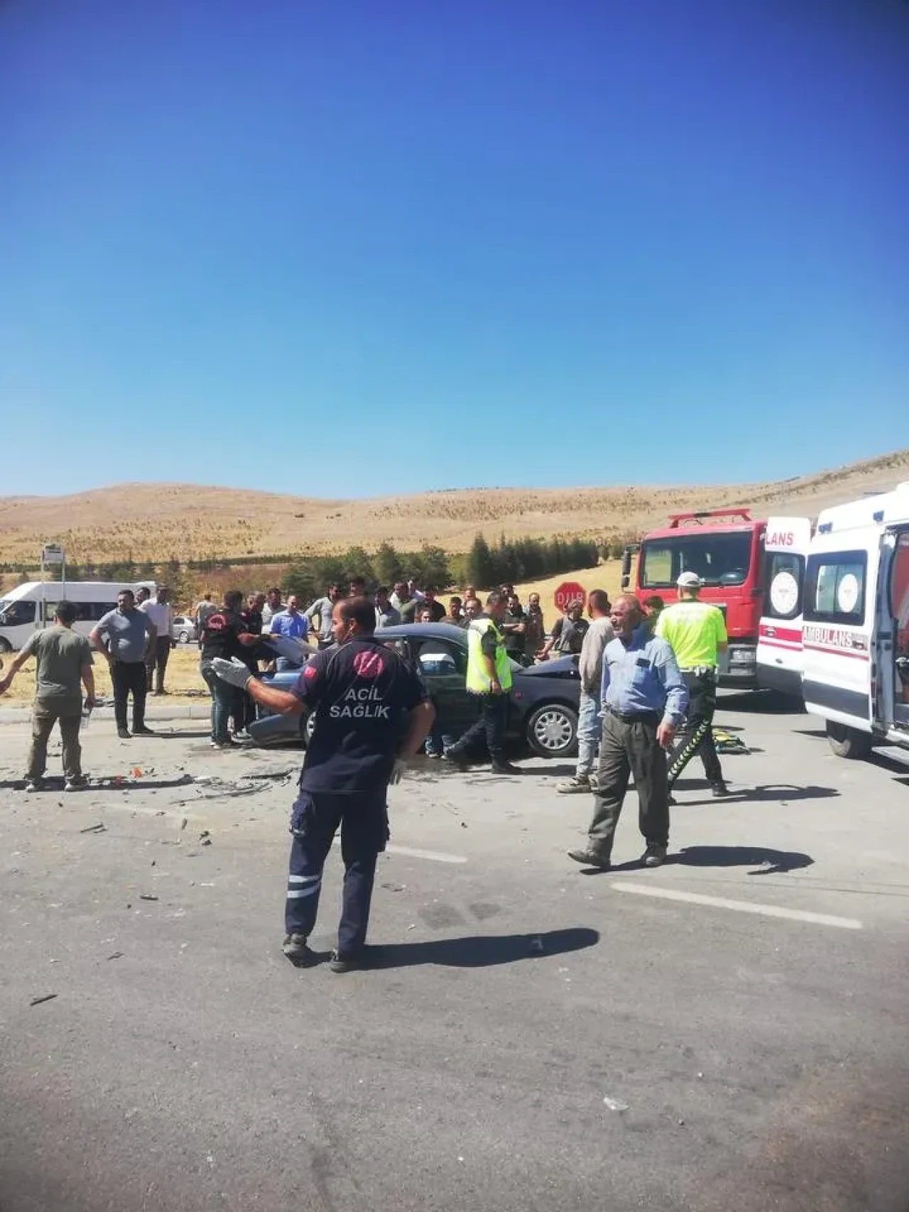 Kahramanmaraş Afşin’de zincirleme kazada 1 ölü 8 yaralı