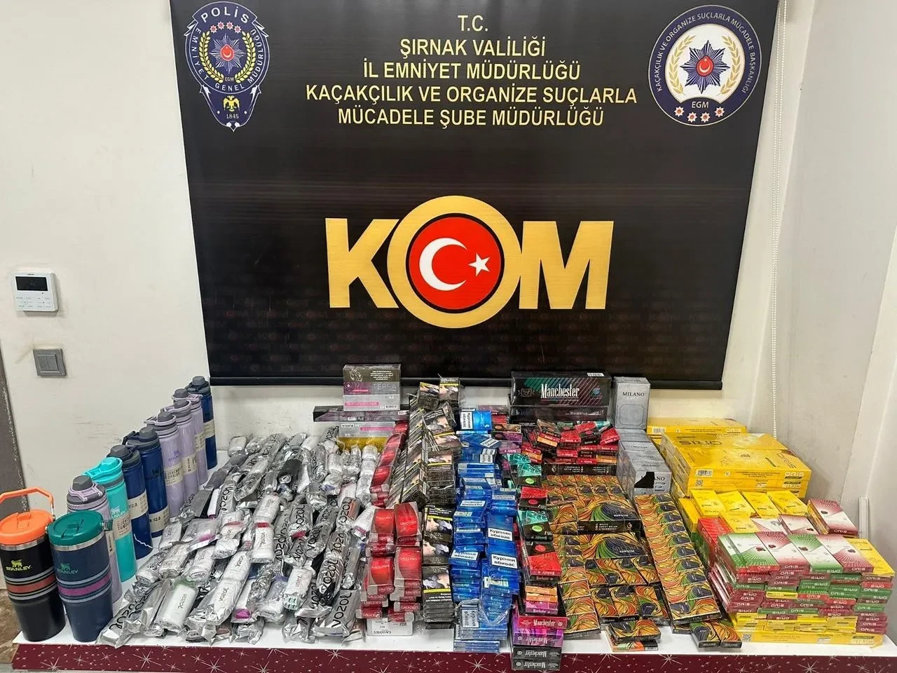 Şırnak'ta narkotik ve kaçakçılık operasyonlarında 29 şüpheli yakalandı