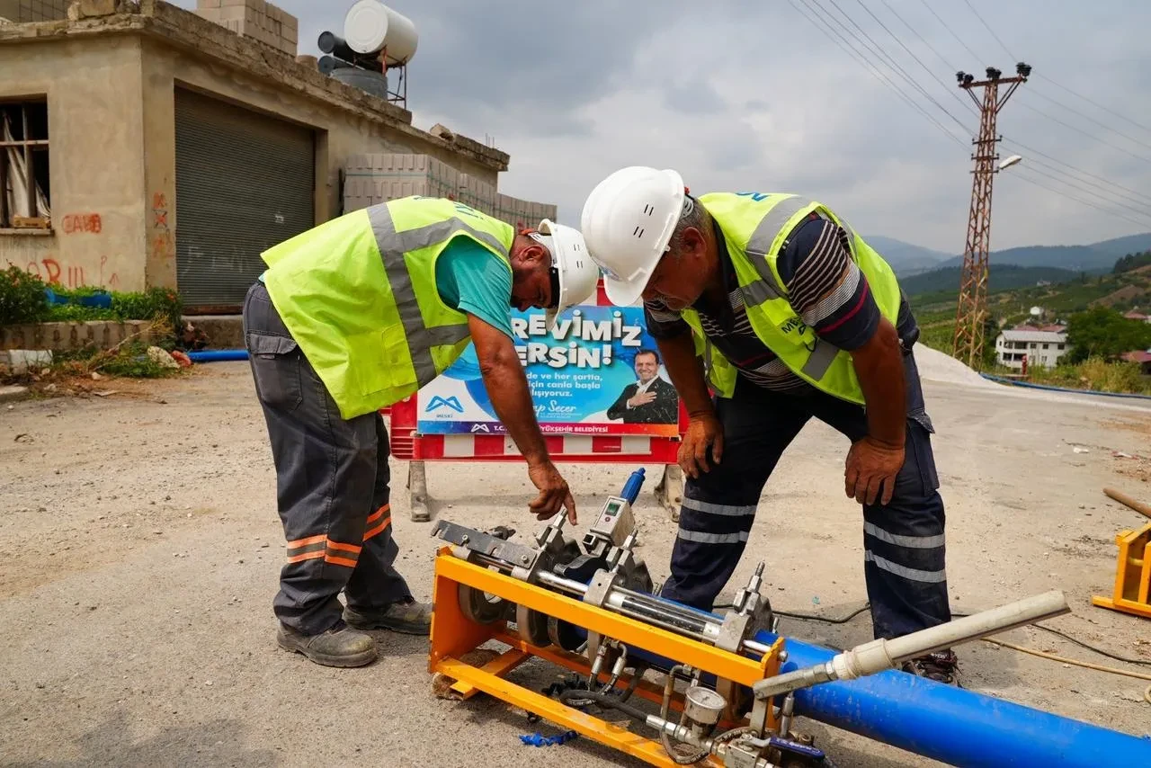 MESKİ Mersin’de 27 bin 450 metre altyapı hattı çalışması yürütüyor