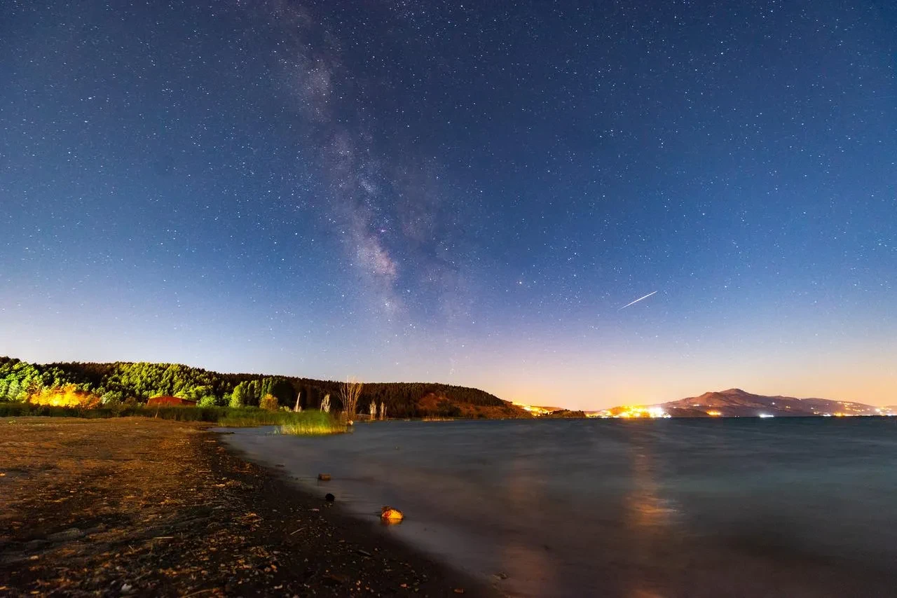 Mücahit Çelik Harput'ta Perseid meteor yağmurunu fotoğrafladı