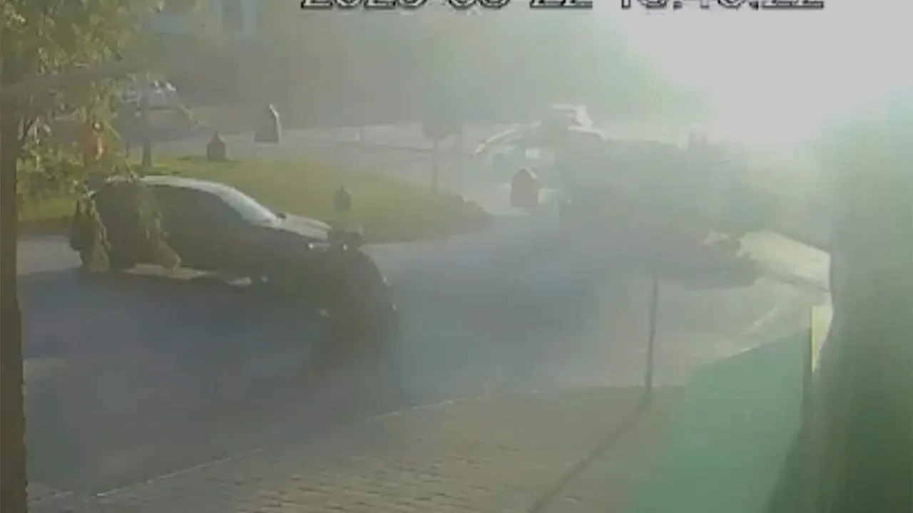 Bursa'nın İnegöl ilçesinde otomobil ile motosiklet çarpıştı