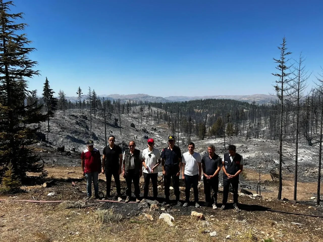 Karaman’da çıkan orman yangını Ermenek ve Sarıveliler’de kontrol altına alındı
