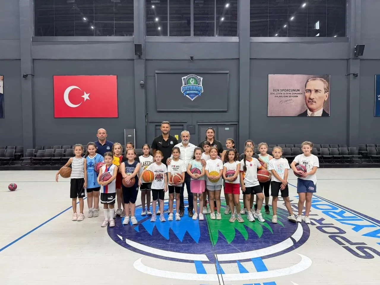 Çayırova Belediyesi geleceğin basketbolcuları için seçmeler düzenledi