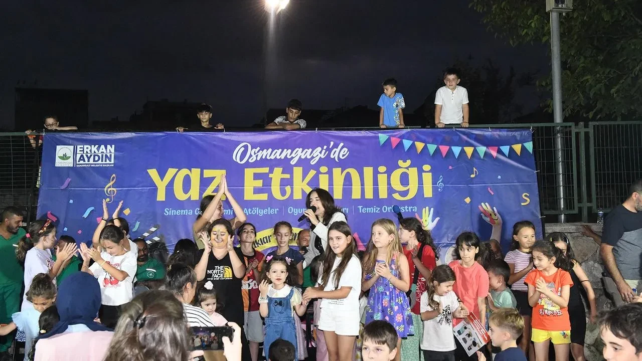 Osmangazi Belediyesi yaz etkinlikleriyle mahallelere neşe getirdi