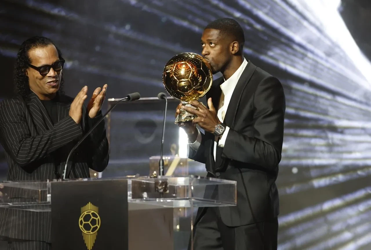 Ousmane Dembele 2025 Ballon d'Or ödülünü Paris Saint-Germain ile kazandı