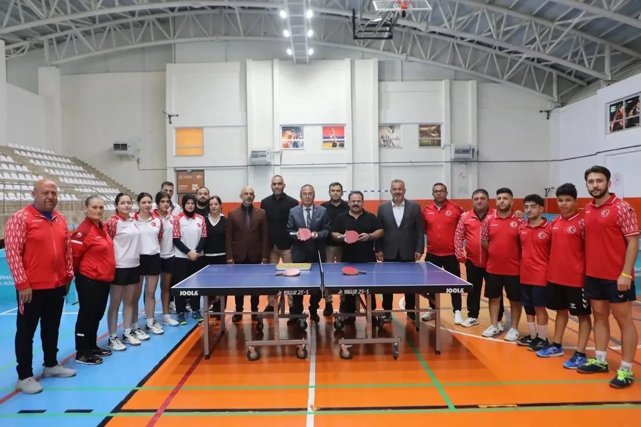 Masa Tenisi Milli Takımı Sivas’ta Tokyo 2025 için kamp yapıyor