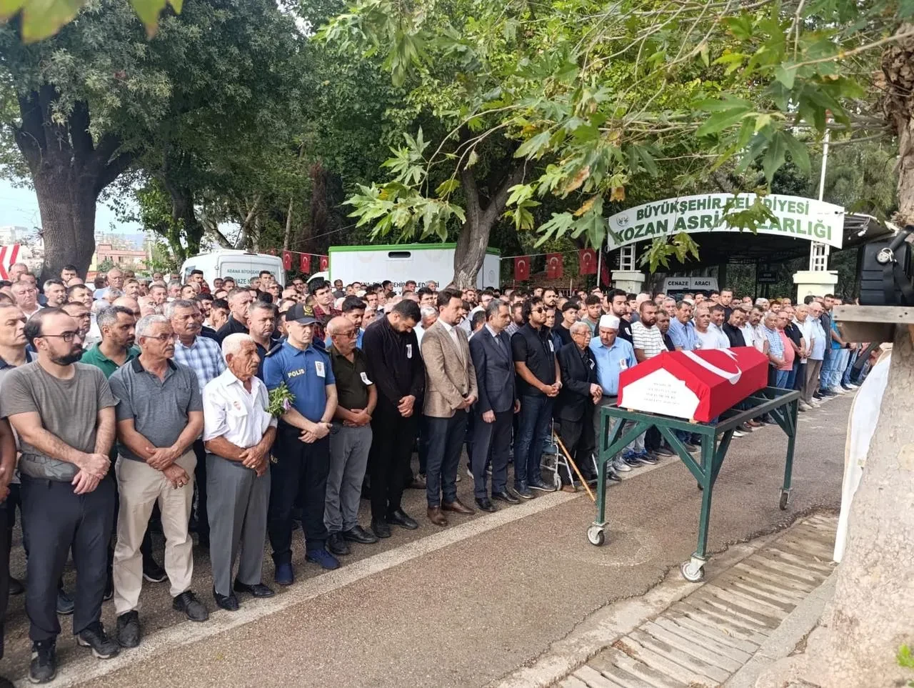 Polis Memuru Selmani Uçar Kozan'da son yolculuğuna uğurlandı