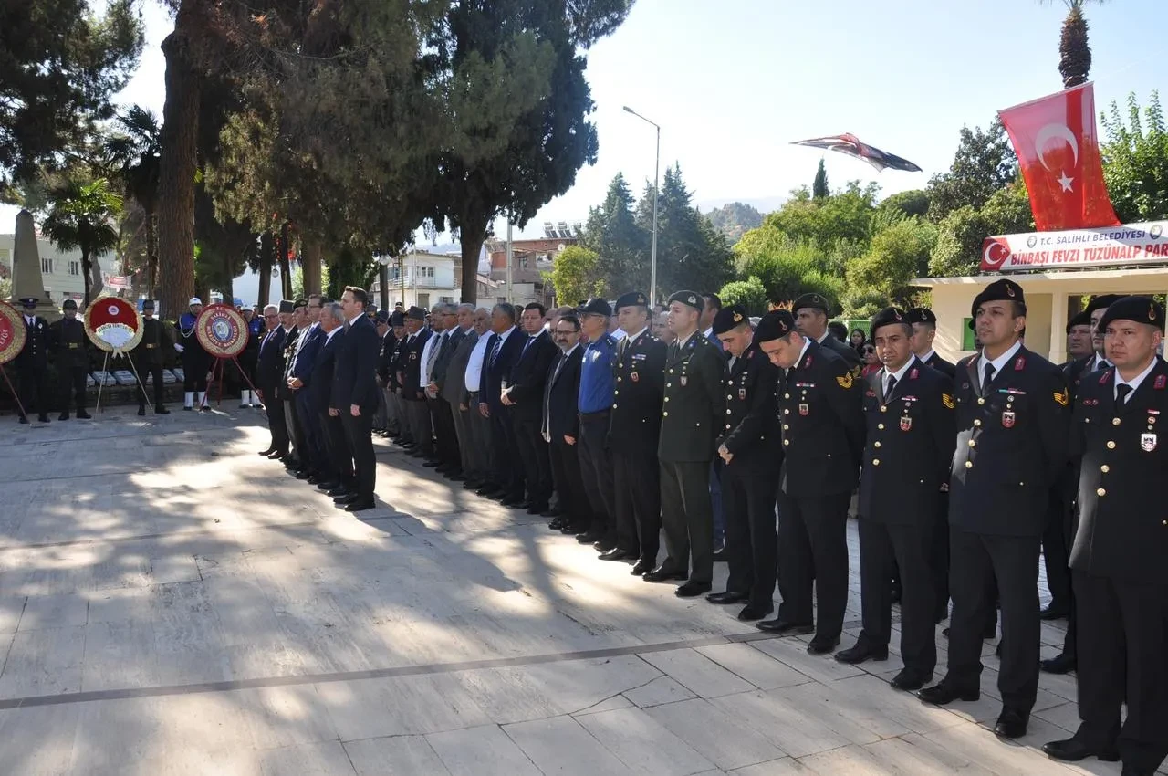 Manisa'nın Salihli ilçesinde Gaziler Günü törenle kutlandı