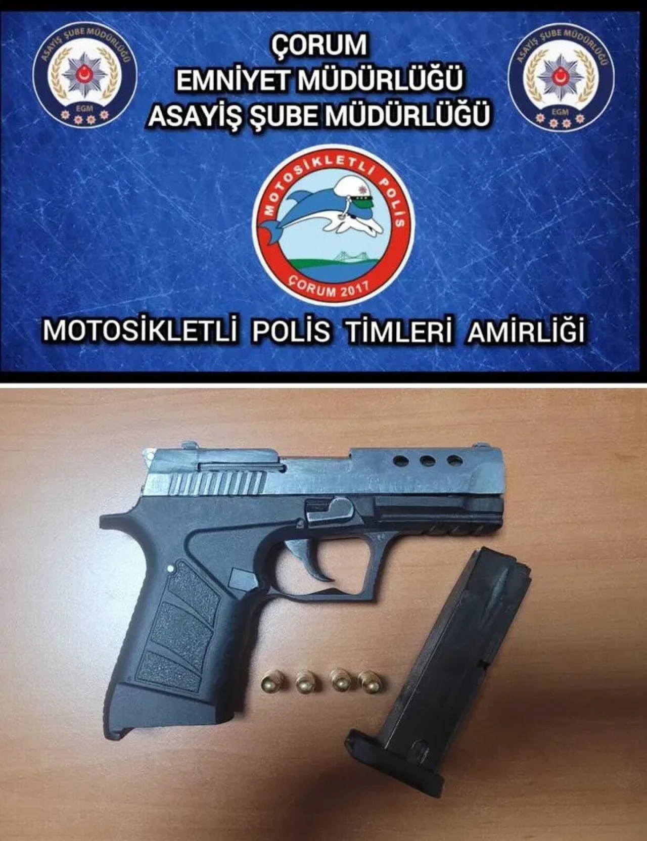 Çorum'da polis operasyonunda 6 şüpheli yakalandı ve silahlar ele geçirildi