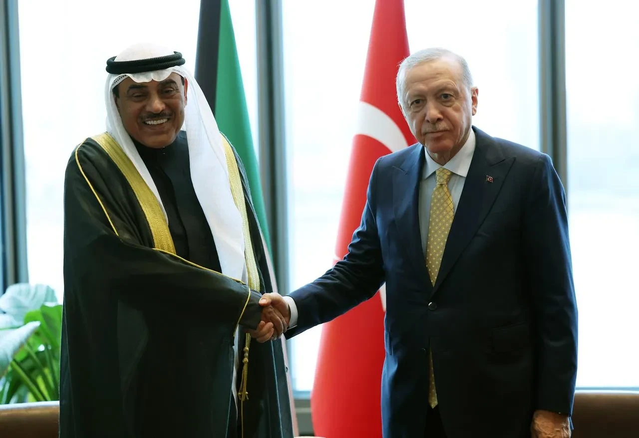 Cumhurbaşkanı Erdoğan New York’ta Kuveyt Veliaht Prensi Sabah Halid es-Sabah ile