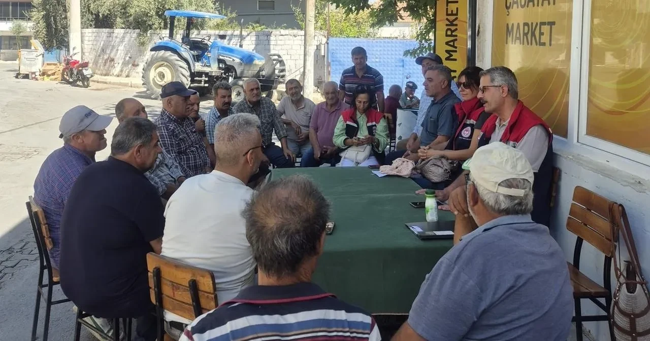 Aydın'da tarım ve hayvancılıkta çiftçi bilgilendirme toplantıları devam ediyor