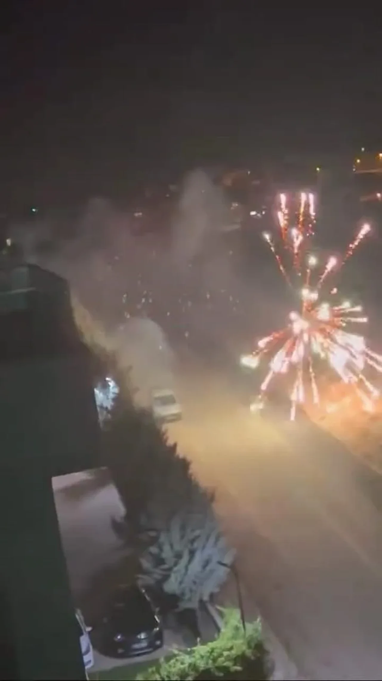 Bursa İnegöl'de araçtan atılan havai fişek buğday tarlasını yaktı