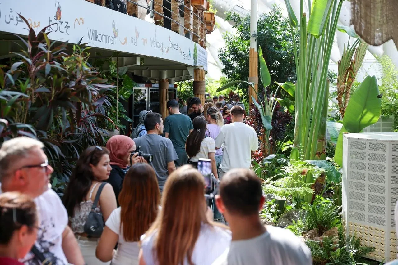 Konya Tropikal Kelebek Bahçesi yaz döneminde 272 bin ziyaretçi ağırladı