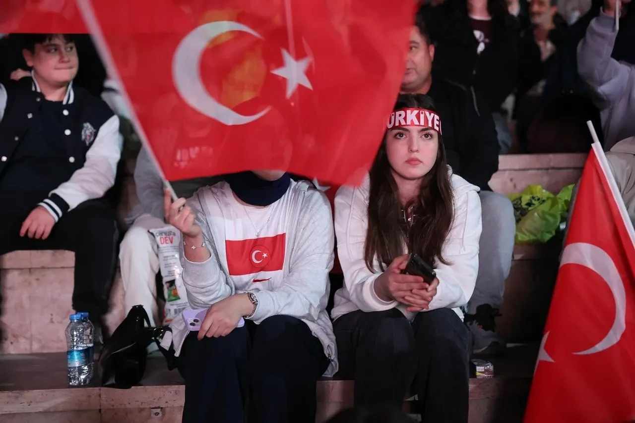 A Milli Basketbol Takımı maçı Sivas'ta coşkuyla izlendi