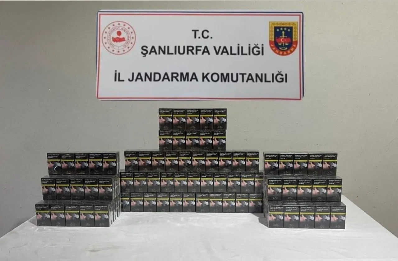 Şanlıurfa’da Jandarma Tütün Ve Alkol Kaçakçılığına Operasyon Düzenledi