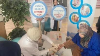 Bayburt'ta diyabet farkındalığı için stant açıldı ve vatandaşlar bilgilendirildi