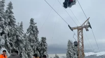 Uludağ'da telesiyej arızası nedeniyle 40 tatilci mahsur kaldı
