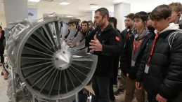 TEI millî havacılık motorlarını Eskişehir’de öğrencilerle buluşturdu