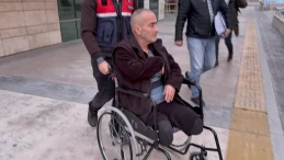 Samsun'da uyuşturucu ticaretinden 11 yıl ceza yiyen ayağı olmayan hükümlü tekerlekli sandalyeyle cezaevine