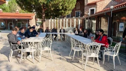 ÇEDES kapsamında Adnan Menderes Anadolu Lisesi öğrencileri Nasuh Paşa Külliyesi’nde buluştu