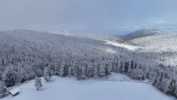 Uludağ'da kar kalınlığı güneşin etkisiyle 6 santimetreye geriledi