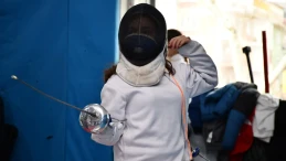 Afyonkarahisar'da okul sporları kapsamında düzenlenen eskrim müsabakaları sona erdi