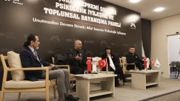 Mersin'de deprem sonrası psikolojik iyileşme ve dayanışma paneli düzenlendi