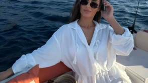 Arnavut asıllı İngiliz fotomodel Klaudia Tafa Ayvalık’ta aşk buldu