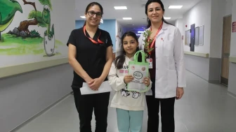 Osmaniye'de tedavi gören çocuklara "Her Çocuk Bir Fidandır" etkinliği ile fidan dağıtıldı