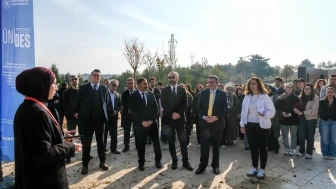 Bilecik Şeyh Edebali Üniversitesi kampüsüne farklı türlerde fidanlar dikildi