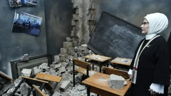 Emine Erdoğan 'Kalanlar' Filistin Sergisi'ne ilişkin sosyal medya paylaşımı yaptı