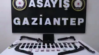 Gaziantep'te fuhuş operasyonunda 14 şahıs tutuklandı, duvardaki yazılar dikkat çekti