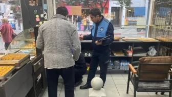 Babaeski’de tatlı üretimi ve satışı yapan iş yerleri zabıta tarafından denetlendi