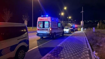 Kayseri'de polisten kaçan motosiklet sürücüsü ters yöne girerek kaza yaptı