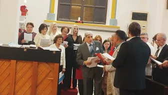 Antalya'da Rum Ortodoks Kilisesi'nde Noel ayini düzenlendi