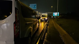 Eyüpsultan’da yağış nedeniyle 7 araç birbirine girdi ve 2 kişi yaralandı