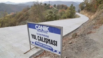 Canik'te 2025 yılında 27,8 kilometre yeni beton yol yapıldı