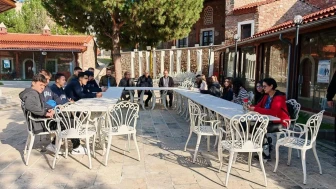ÇEDES kapsamında Adnan Menderes Anadolu Lisesi öğrencileri Nasuh Paşa Külliyesi’nde buluştu