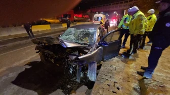 Karabük'te polisten kaçan alkollü sürücü kaza yapınca yakalandı