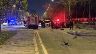 Kayseri’de kaldırıma çarpan otomobil 200 metre savruldu: 1 ölü, 1 ağır yaralı