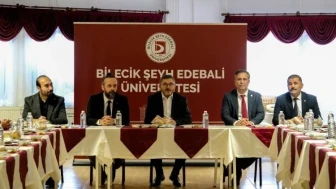 rektör kaplancıklı başarılı sporcularla üniversitede bir araya geldi